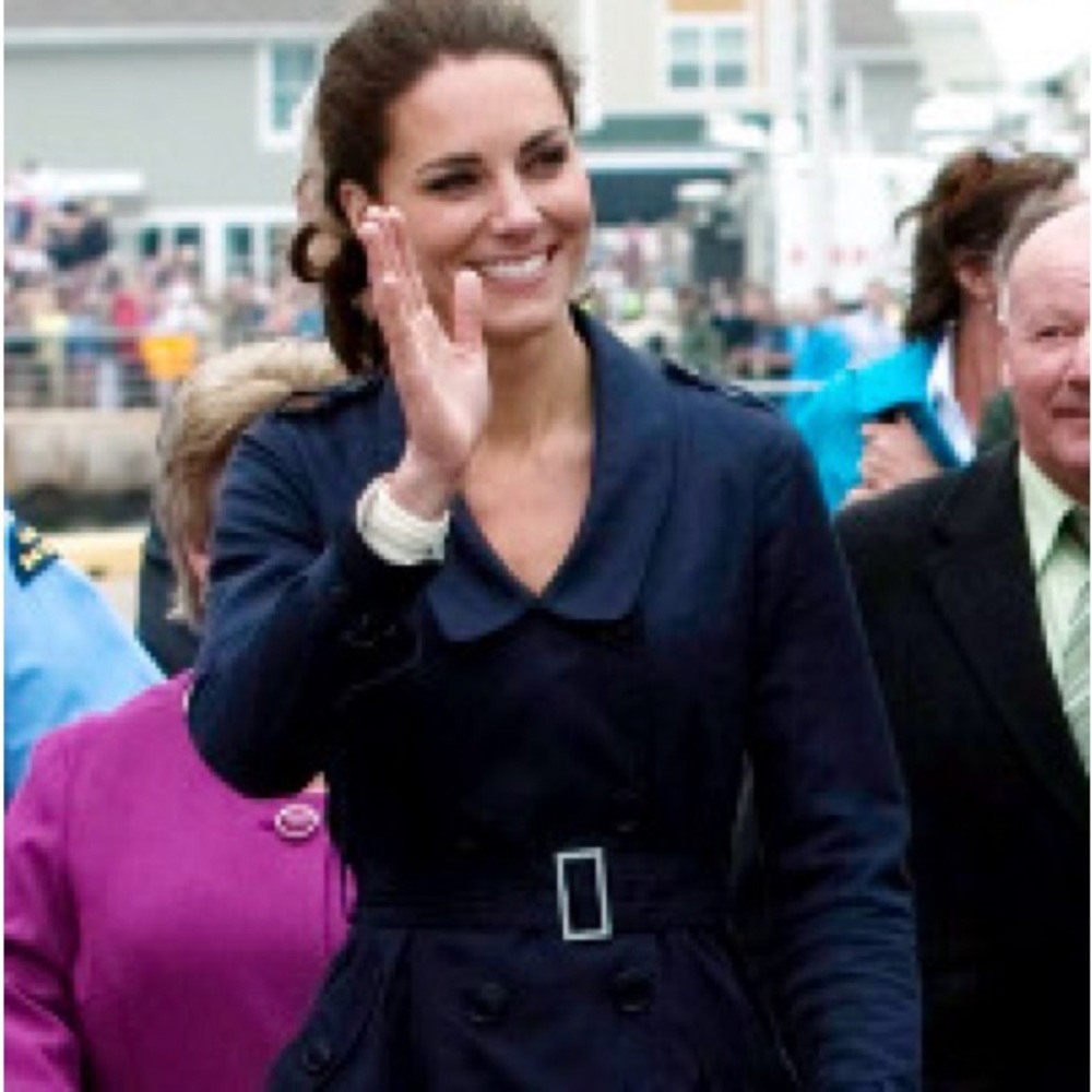 Ted Baker Navy ‘Jinan’ Trench Size 3 ASO Royal